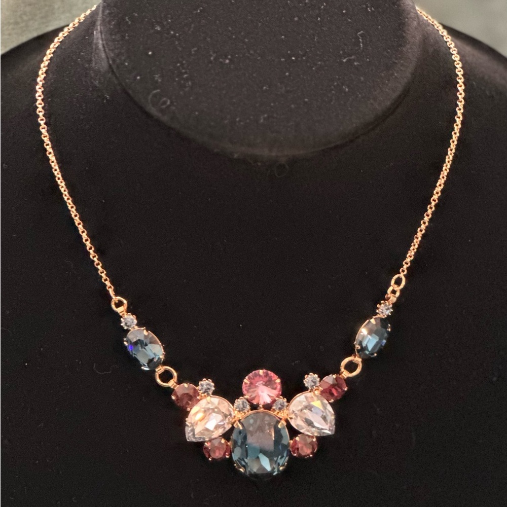 Rodrigo Otazu Elegant Gold and Multicolor Gemstone Necklace
